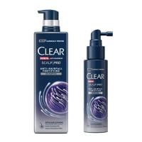 ราคา CLEAR MEN Scalp Pro Anti Hair Fall Fortifying Set Shampoo 300ml Serum 70ml เคลียร์ เมน เซรั่ม สกาล์ปโปร แอนตี้แฮร์ฟอล ฟอทิฟายอิ้ง เซ็ท แชมพู เซรั่ม (128951095)