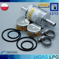 ราคา ไส้กรองหม้อต้ม Tomasetto 2 ชิ้น กรองแก๊สหัวฉีด Czaja LPG NGV ขนาด12 12มม OLD 1 ชิ้น เข็มขัดรัดท่อแก๊ส 2 ชิ้น (418277488)