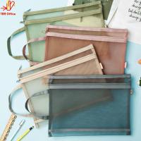 ราคา แฟ้มตาข่าย นาด A4 คละสี แฟ้มตาข่าย แฟ้มซองซิป กระเป๋าตาข่าย กระเป๋าเอกสาร แฟ้มใส่เอกสาร กระเป๋าใส่ของ มีซิป สําหรับใส่เอกสาร (20135928316)