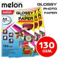 ราคา กระดาษโฟโต้ Melon Glossy Photo Paper A4 100 แผ่น กระดาษสำหรับพิมพ์อิงค์เจ็ท (14185723187)