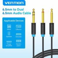ราคา Vention สายสัญญาณเสียง6 5มิลลิเมตรชายกับคู่6 5มิลลิเมตรชายสายสัญญาณเสียงสำหรับผสมเครื่องขยายเสียงลำโพง6 5มิลลิเมตรสายเสียง (10522844917)