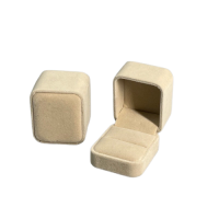 ราคา กล่องใส่แหวนกล่องกำมะหยี่ใส่เครื่องประดับกล่องเก็บแหวนกล่องแหวนทรงสูงคละสี (19282853394)