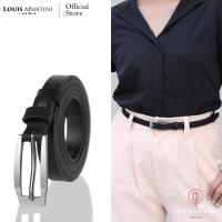 ราคา Louis Montini Classic FK Belt เข็มขัดหนังหน้าเดียว เข็มขัดหนังวัวแท้ เข็มขัดหนังแท้ เข็มขัดผู้หญิง MGW131 (1669718043)