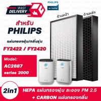 ราคา แผ่นกรองอากาศ Philips FY2422 FY2420 สำหรับเครื่องฟอกอากาศ เครื่องกรองอากาศ Philips รุ่น AC2887 series 2000 แผ่นกรองเครื่องฟอกอากาศ Hepa Carbon Filter (16511460744)