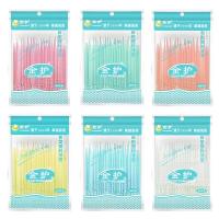 ราคา ไหมขัดฟันหัวคู่100ชิ้น กล่อง Interdental แปรงไม้จิ้มฟันไม้จิ้มฟันไหมขัดฟันรักษาช่องปากและฟันไม้ขัดฟัน (18199574203)