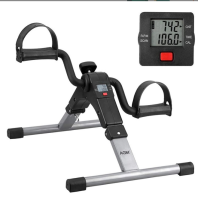 ราคา เครื่องปั่นจักรยาน เครื่องออกกำลังกาย เครื่องถีบจักรยาน พับเก็บได้ แบบพกพา กายภาพบำบัด Mini Bike Easy Exerciser จักรยานออกกำลังกาย (16470560113)