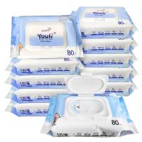 ราคา Poomsoft ทิชชู่เปียกสำหรับเด็ก 80 แผ่น แพ็ค x 5 ห่อ 400 แผ่น เด็กผู้ชาย เด็กหญิง BABY wipes กระดาษเปียก ผ้าเปียก ทิชชู่เปียกเด็ก (16189638341)