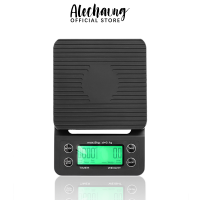ราคา Alechaung ตราชั่งดิจิตอล เครื่องชั่งอาหาร ตราชั่งกาแฟ kitchen scale digital 3kg 5kg สำหรับชั่งอาหาร ชั่งขนม ชั่งกาแฟ ขนาดเล็ก ใช้งานร่วมกับถ่านAAA (16711852389)
