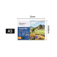 ราคา Rex TT Giorgione A3 A4 A5 Premium Acrylic Pad 20 Sheets Painting Drawing Pad with Thick 200G Paper for Acrylic Oil Painting Drawing (14231272585)