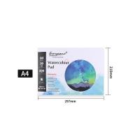 ราคา Rex TT watercolor book landscape ขนาด A3A4A5 200 แกรม มี 30 แผ่น A3A4A5 30 Sheets Water Color Painting Book 200g Loose leaf Hand Painted Watercolor Sketchbook Drawing Paper Art Supplies (15123015251)