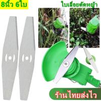 ราคา 8นิ้ว 6ใบ ใบมีดตัดหญ้า เหล็ก เครื่องตัดหญ้าแบตเตอรี่ ใบตัดหญ้า ทรงมะละกอ อะไหล่เครื่องตัดหญ้าไร้สาย ใบมีดตัดหญัา ใบเครื่องตัดหญ้า (19890241282)