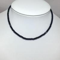 ราคา 4mm สร้อยคอคริสตัลเทียมสีดำสร้อยกระดูกไหปลาร้าแบบสั้นเรียบง่ายสไตล์ญี่ปุ่นและเกาหลี (5869780472)