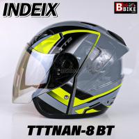 ราคา หมวกกันน็อค INDEX TITAN 8 BT รุ่นใหม่ล่าสุด มีหลุมติดตั้งลำโพง Bluetooth นวมถอดซักได้ มีไซส์ให้เลือก M L XL (10395465916)