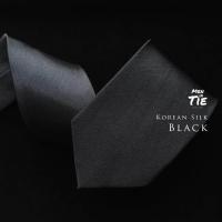 ราคา Men in Tie เนคไทสีดำ ผ้าไหม ขนาด 8cm (16768391234)