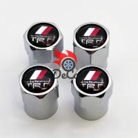ราคา จุกลม ยางรถยนต์ พร้อมโลโก้ TRD 1 ชุด 4 อัน Car Tire Valve Caps (14046924180)