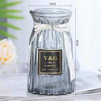 ราคา พร้อมส่ง แจกันดอกไม้ แจกันแก้วโปร่งใส ตกแต่งห้องนั่งเล่นให้เรียบง่าย แจกันดอกไม้สไตล์เกาหลีมินิมอล วินเทจ (7921176781)
