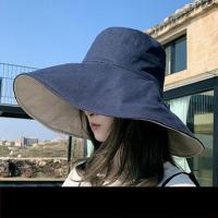 ราคา หมวกชายหาด หมวกไปทะเล หมวกกันแดดสไตล์ญี่ปุ่น เกาหลี หมวกแฟชั่นปีกกว้าง หมวกแฟชั่น หมวก bucket 2ด้าน หมวกกันแดด หมวกปีกกว้าง (7711273724)