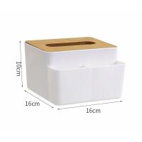 ราคา TAGO MALL กล่องทิชชู่ กล่องใส่กระดาษทิชชู่ กล่องใส่ทิชชู่ กล่องทิชชู่มีฝาปิด กล่องทิชชู่มินิมอล กล่องทิชชู่ฝาไม้ ที่ใส่กระดาษทิชชู่ (16893516175)