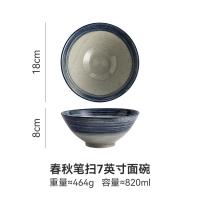 ราคา เครื่องใช้บนโต๊ะอาหารเซรามิกสไตล์จีนแนววินเทจใช้ในบ้านชามก๋วยเตี๋ยวชามซุปชามราเมนชามกระบวยกระบวยฮอร์นชามซุปสไตล์ญี่ปุ่นใช้เฉพาะ (17919358030)