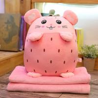 ราคา หมอน หมอนผ้าห่มผลไม้ มีที่สอดมือ น่ารัก นุ่ม มีผ้าห่ม พร้อมส่ง ซื้อเป็นของขวัญ ตัวหมอน จัมโบ้ (18974553663)