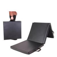 ราคา เบาะยิมนาสติก พับได้ 3 ทบ เบาะฟองน้ำหุ้มหนัง เสื่อโยคะแบบหนา เบาะหนัง เสื่อโยคะ Tri fold Exercise Mat (19418167796)