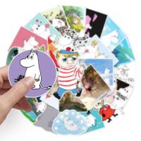 ราคา พร้อมส่ง MOOMIN มูมิน STICKER สติกเกอร์กันน้ำรูปแบบที่แตกต่างกัน50ชิ้น (12765599535)
