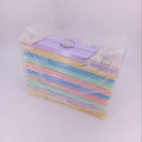 ราคา หลอดดูดน้ำ หลอดตรง คละสี ตรามงกุฎ บรรจุ 10 เเพค แพคละ 38 กรัม (19361806487)