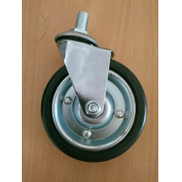 ราคา ล้อรถเข็น ลูกล้อ ล้อเฟอร์นิเจอร์ ล้อกระทะ 4 นิ้ว เกลียวชุบซิงค์ (1836244412)