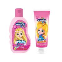 ราคา KODOMO Kids แชมพู 2 in 1 โคโดโม คิดส์ สำหรับเด็ก เพิร์ลลี่พิงค์ 200 มล ครีมนวดผม Silky Smooth 150 มล (20216557863)