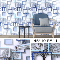 ราคา wallpaper ขนาดกว้าง45cm ยาว9 10เมตร ติดผนัง วอลเปเปอร์ติดผนัง สติ๊กเกอร์ติดผนัง สติ๊กเกอร์ตกแต่งผนัง มีกาวในตัว ลายวินเทจ ลายคลาสสิค ลายดอกไม (12216782176)
