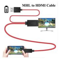 ราคา HDTV DOUBLETECH Mobile phone HDTV For Galaxy S3 4 5 Note 2 3 ดำ แดง สายต่อมือถือออกทีวี (5085004327)