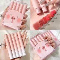 ราคา HT 072 เซต ลิปติก 6ชิ้น โทนส้มอิฐ โทนแดงก่ำของขวัญ ลิปสติก เครื่องสำอาง ทาปาก ลิปสีสวย สินค้าพร้อมส่งค่ะ (20431434506)