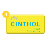 ราคา แพ็ค 4 ก้อน สบู่ซินทอล Godrej CINTHOL สูตรดั้งเดิมขนาด 100 กรัม Lime Health Deo Sport Soap 4Pack (20198832993)