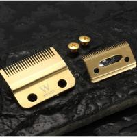 ราคา ฟันปัตตาเลี่ยน WMARK w 2 เฟด2ชั้น สีทอง ลับคมให้พร้อม ฟันแบตตาเลี่ยนผลิตจากเหล็กพิเศษ สำหรับ ปัตตาเลี่ยน kemei wahl deber แบตตาเลี่ยน (20398069174)