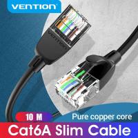 ราคา Vention Cat6A สายแลน สาย lan สั้น Ethernet Cable 10Gbps UTP RJ45 ตัวเชื่อมต่อ Slim Ethernet Patch Cable 1000Mbps High Speed Network สาย cat6 link Router Cable Lan 1 2 3 5M 10 เมตร lan cable (164583440