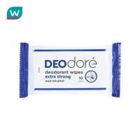 ราคา Deodore เดโอดอเร่ แผ่นเช็ดระงับกลิ่นกายใต้วงแขน 10 แผ่น สูตรฟอร์เมน (324900885)