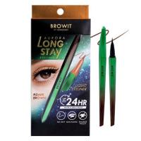 ราคา บราวอิท น้องฉัตร ออร่าตาพุ่ง อายไลเนอร์ เขียนง่าย ติดทน กันน้ำ ไม่แพนด้า 0 5g Browit Aurora Long Stay Eyeliner (19986127639)