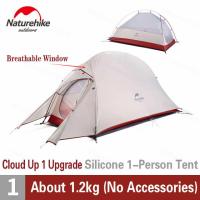 ราคา Naturehike Cloud Upอัพเกรดเต็นท์ตั้งแคมป์สำหรับ 1 3 คนเบามากเต็นท์เดินป่ากลางแจ้งกันน้ำเต็นท์สองชั้น 20D 210Tผ้าพร้อมเสื่อเต็นท์ ของแท้ (20412540849)