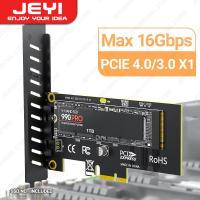 ราคา JEYI M 2 SSD สำหรับ PCIe 4 0X1อะแดปเตอร์การ์ดขยาย X1 PCIE 2280 SSD สำหรับพีซีตั้งโต๊ะ PCIePCI E GEN4 16Gbps ความเร็วเต็มรูปแบบ SK1 (19606993990)