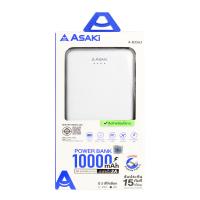 ราคา Asaki Power Bank 10000 mAh เพาเวอร์แบงค์ แบตสำรอง มี มอก ชาร์จเร็ว 2A รุ่น A B3563 รับประกัน 15 เดือน (20149096757)