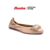 ราคา Bata บาจา รองเท้าบัลเล่ต์ รองเท้าคัทชู ส้นแบน หนังเทียม สำหรับผู้หญิง รุ่น Son สีเบจ 5518768 (8806084549)
