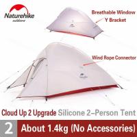 ราคา Naturehike Cloud Upอัพเกรดเต็นท์ตั้งแคมป์สำหรับ 1 3 คนเบามากเต็นท์เดินป่ากลางแจ้งกันน้ำเต็นท์สองชั้น 20D 210Tผ้าพร้อมเสื่อเต็นท์ ของแท้ (20412540847)