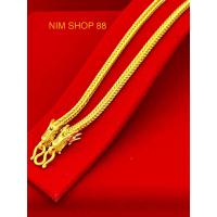 ราคา สร้อยคอหัวมังกร หนัก 1 บาท 3 บาท 5 บาท ยาว 24 นิ้ว ทองชุบเคลือบแก้ว ทองไมครอน ทองเหมือนจริง สร้อยคอผู้ชาย (19588026121)