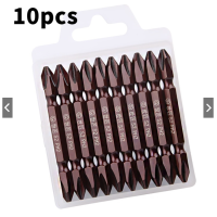 ราคา ดอกไขควงแฉก ชุดดอกไขควง ดอกไขควงไฟฟ้า ดอกสว่านไขควง ชนิดเหล็ก S2 แบบ PH2 หัวแฉกมีแม่เหล็ก ปลายสองด้าน 1ชุดมี 10 ชิ้น (20073928667)