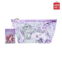 ราคา MINISO กระเป๋าเครื่องสำอาง ทรงสี่เหลี่ยมคางหมู โปร่งแสง คอลเลคชั่น Disney The Little Mermaid (20357587561)