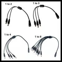 ราคา สายพ่วง jack dc 5 5x2 1 เข้า 1 ออก 2 ยาว40CM Y cable DC power jack (20427446489)