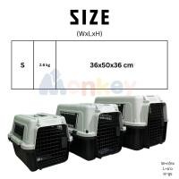 ราคา กรงเดินทางสัตว์เลี้ยง รุ่นพรีเมี่ยมพลัส กรงขึ้นเครื่องบิน IATA กระเป๋าเดินทางสัตว์เลี้ยง กล่องแมว สุนัข กรงหิ้ว ฟรี ถาดรองกรง (20372774396)