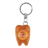 ราคา Hellosmile Floss Keychain Teeth Shape พวงกุญแจ ไหมขัดฟัน ไหมขัดฟันพกพา จัดฟัน อุปกรณ์ทำความสะอาด ช่องปาก 1ชิ้น (19664390916)