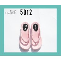 ราคา รองเท้าเเฟชั่นผู้หญิงเเบบเเตะสวมส้นเตี้ย No 5012 NE NA Collection Shoes (14542025776)
