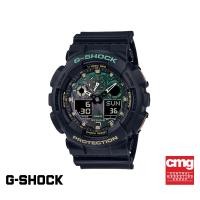 ราคา CASIO นาฬิกาข้อมือผู้ชาย G SHOCK YOUTH รุ่น GA 100RC 1ADR วัสดุเรซิ่น สีดำ (20221850002)